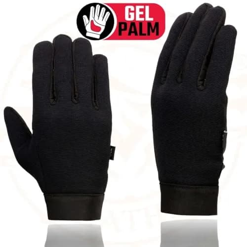 Milwaukee Leather SH44612 Men's Black Textile Mesh Gel Palm Motorcycle Gloves XS | Amara Cloth Bottom thumbnail 5