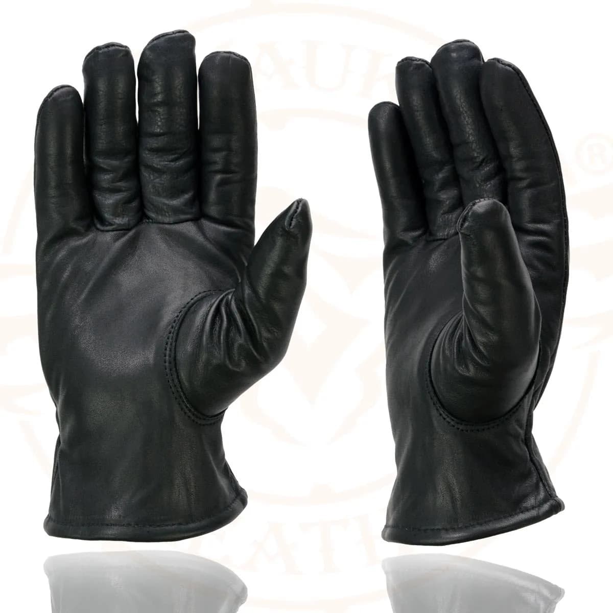 Milwaukee Leather SH734 Men's Black Thermal Lined Leather Motorcycle Gloves w/Cinch Wrist Closure - Large | Cold Weather Gloves - view 5