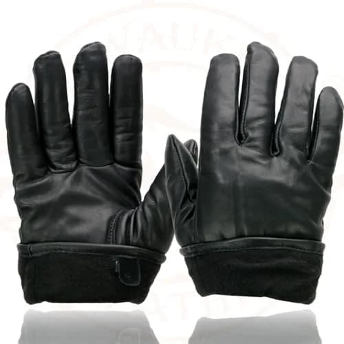 Milwaukee Leather SH734 Men's Black Thermal Lined Leather Motorcycle Gloves w/Cinch Wrist Closure - Large | Cold Weather Gloves thumbnail 7