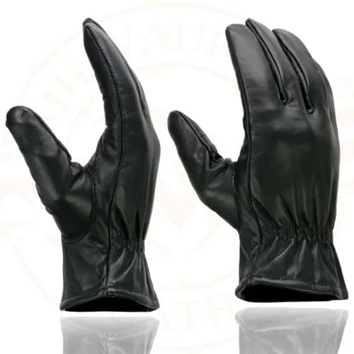 Milwaukee Leather SH734 Men's Black Thermal Lined Leather Motorcycle Gloves 2cm (0.78in) | Cold Weather Riding Gear thumbnail 2