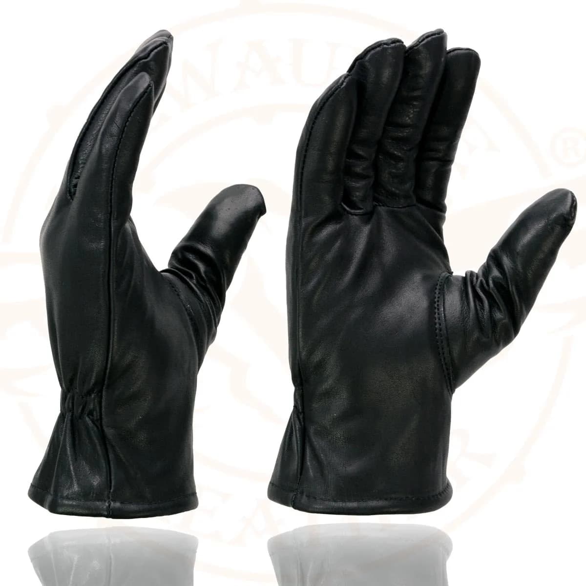 Milwaukee Leather SH734 Men's Black Thermal Lined Leather Motorcycle Gloves 2cm (0.78in) | Cold Weather Riding Gear - view 4