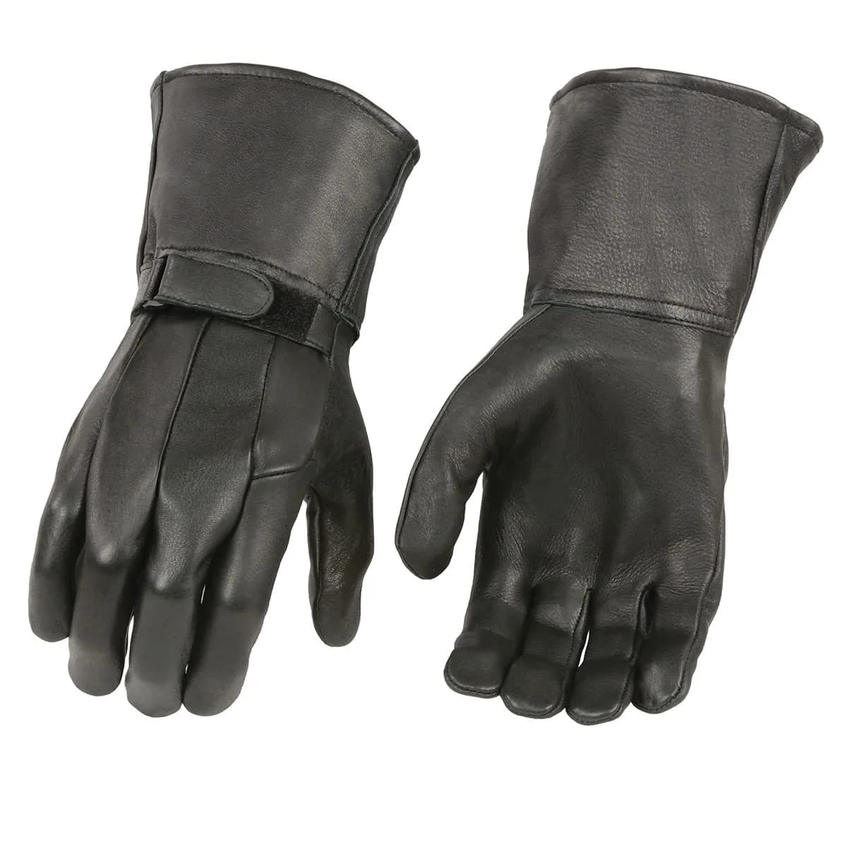 Shaf International Men's Deerskin Gloves X-Small | Thermal Lined Motorcycle Gauntlet
