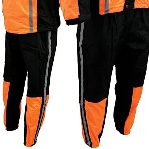 Milwaukee Leather SH233102 Men's Water Resistant Rain Suit with Reflective Tape 2X-Large | Water Resistant Apparel thumbnail 7