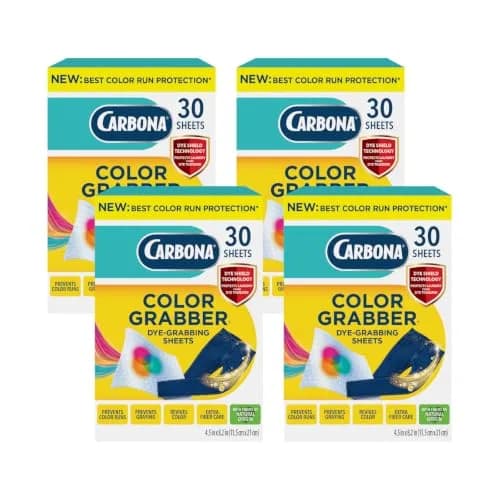 Carbona Color Grabber Sheets 30 Count | Prevents Color Runs & Dye Transfer, Revives Colors thumbnail 1