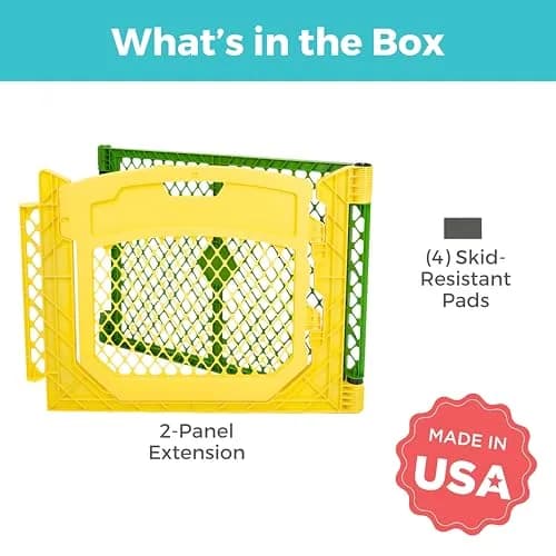 Toddleroo Superyard 2-Panel Extension 65" | Adds 7 ft to Baby Playpens, ColorPlay thumbnail 4