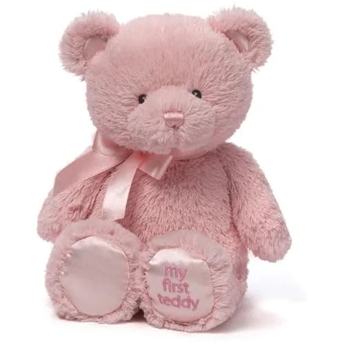 GUND My First Teddy Bear 10-Inch Pink | Soft Plush for Babies & Toddlers (70-120 chars) thumbnail 1