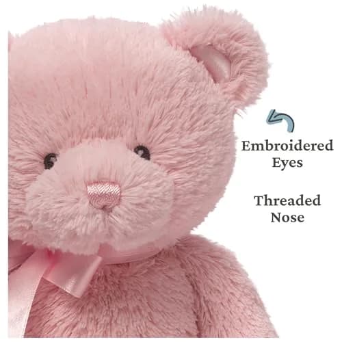 GUND My First Teddy Bear 10-Inch Pink | Soft Plush for Babies & Toddlers (70-120 chars) thumbnail 4