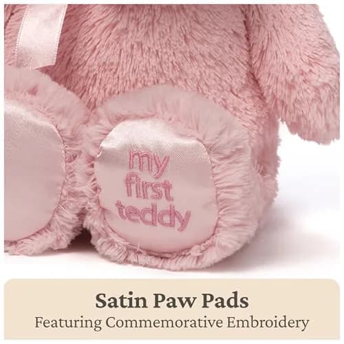 GUND My First Teddy Bear 10-Inch Pink | Soft Plush for Babies & Toddlers (70-120 chars) thumbnail 5
