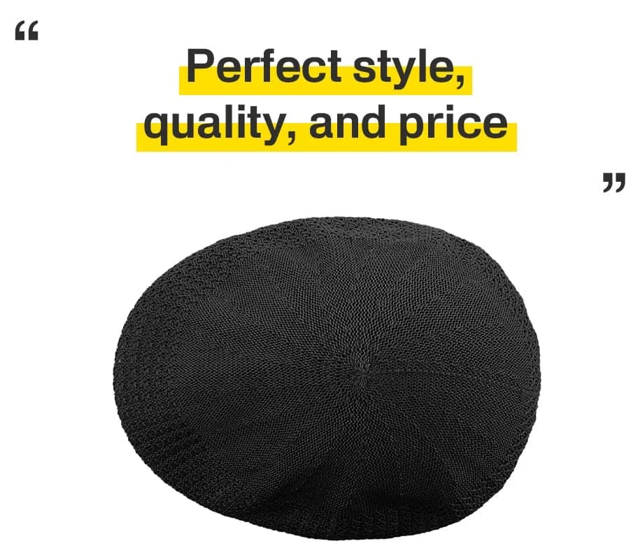 KBETHOS KBM-001 BLK S Classic Mesh Newsboy Ivy Cap Hat | 21 Colors / 4 Sizes thumbnail 7