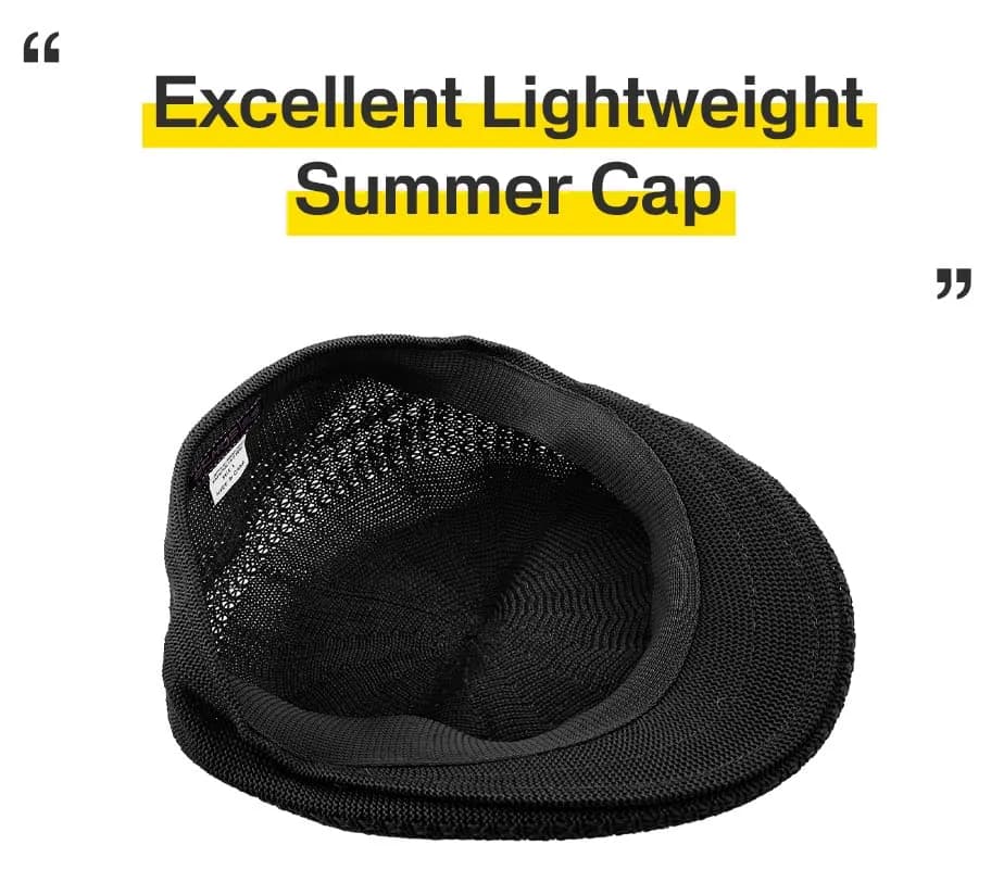 KBETHOS KBM-001 BLK S Classic Mesh Newsboy Ivy Cap Hat | 21 Colors / 4 Sizes thumbnail 8