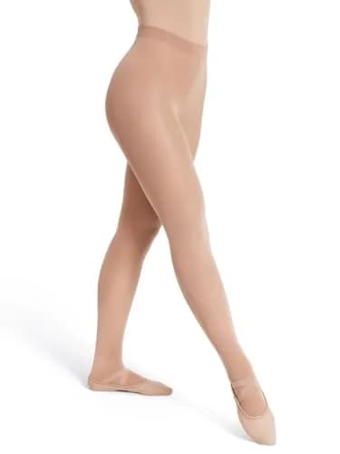 Capezio Womens Transition Seamless Tight Suntan Small-Medium | Ultra Soft, Self Knit Waistband thumbnail 1