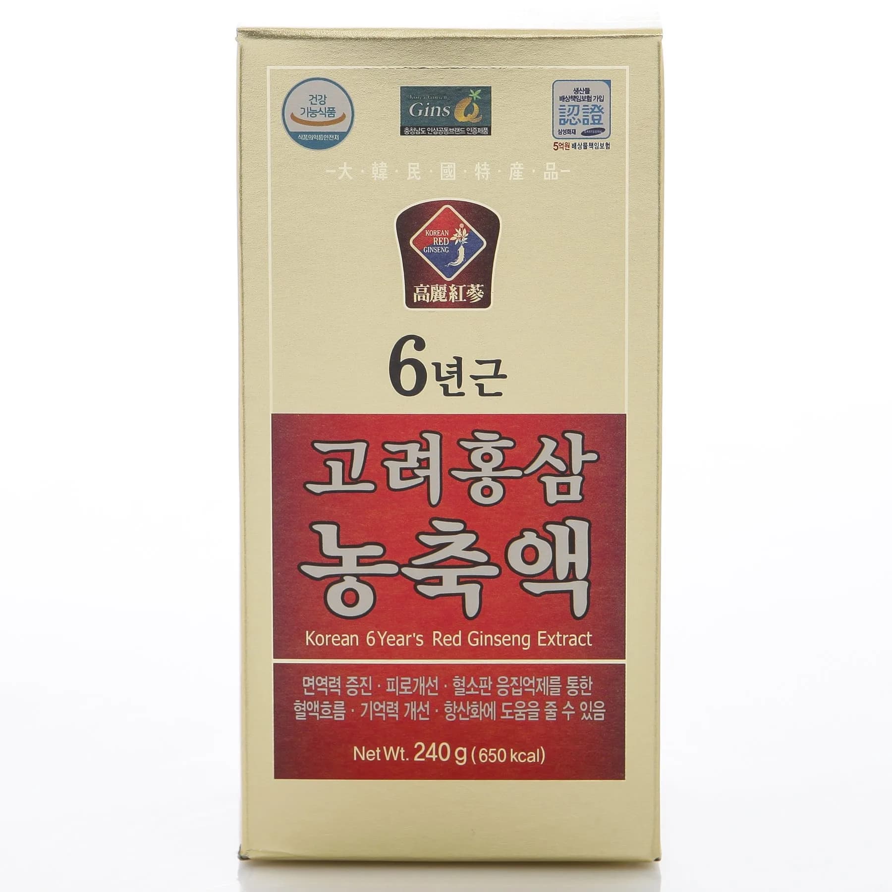 Dae Han Red Ginseng Extract 240g (8.5 oz) | 100% Pure Korean 6-Year Root with Saponin - view 3