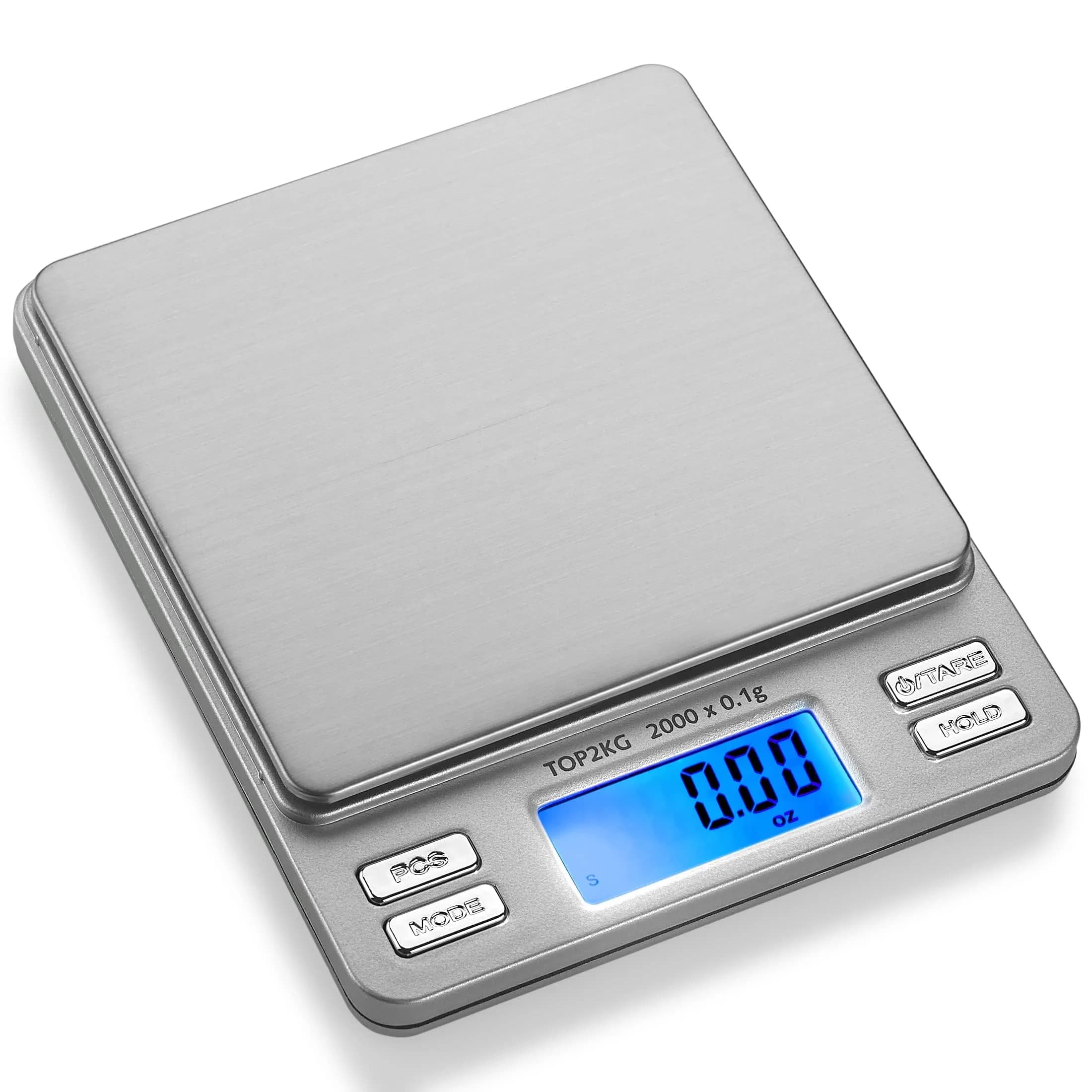 Smart Weigh Gold & Jewelry Scale 2000g | Precise Pocket Digital Scale with Backlit LCD