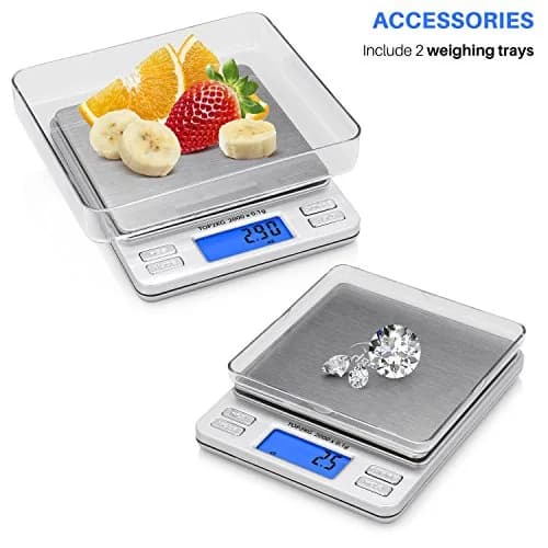 Smart Weigh Gold & Jewelry Scale 2000g | Precise Pocket Digital Scale with Backlit LCD thumbnail 2