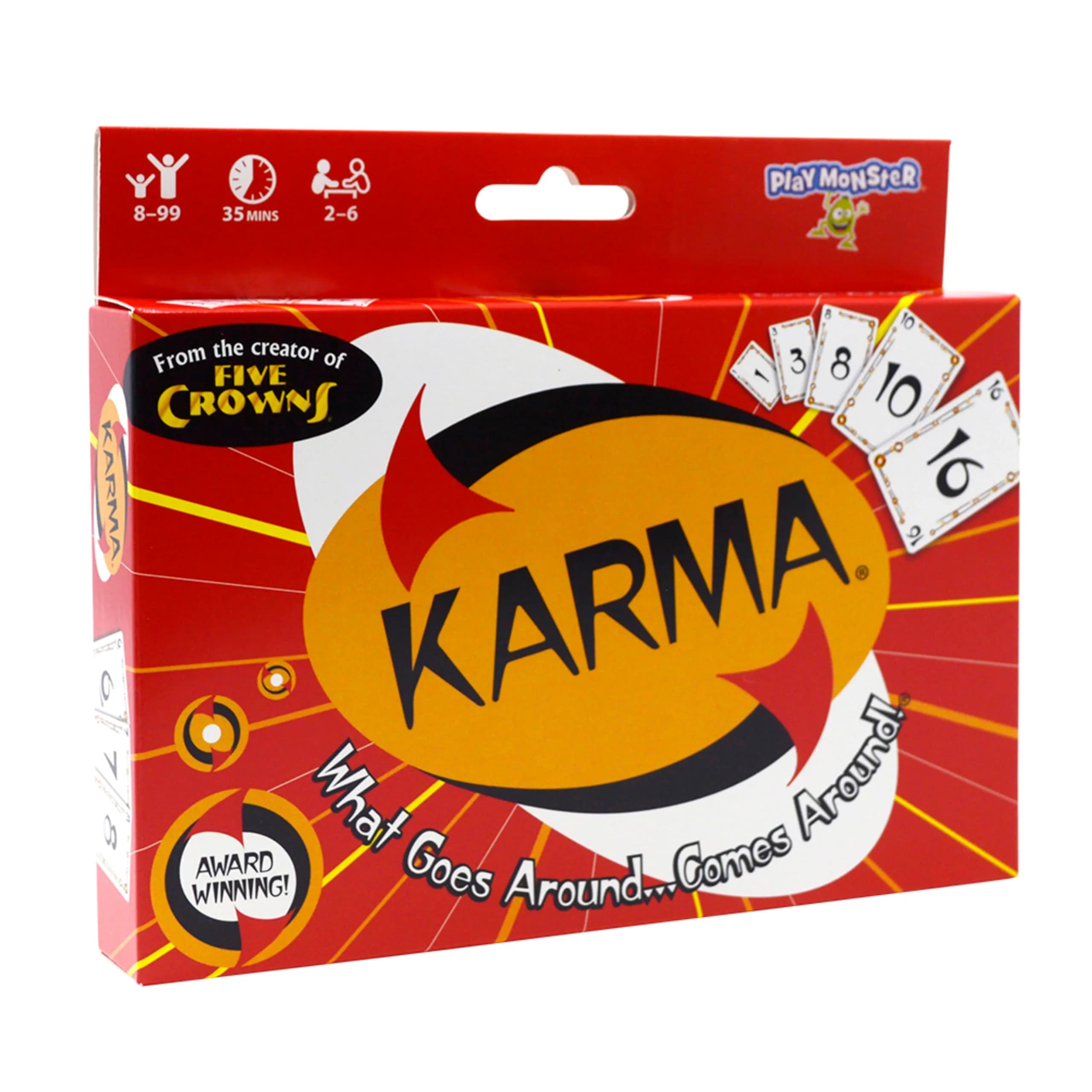 KARMA Playing Cards Game for Kids, Family Games Night, Travel Game | Award-Winning Strategy Game - main product image