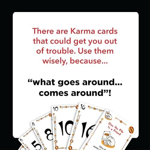 KARMA Playing Cards Game for Kids, Family Games Night, Travel Game | Award-Winning Strategy Game thumbnail 5