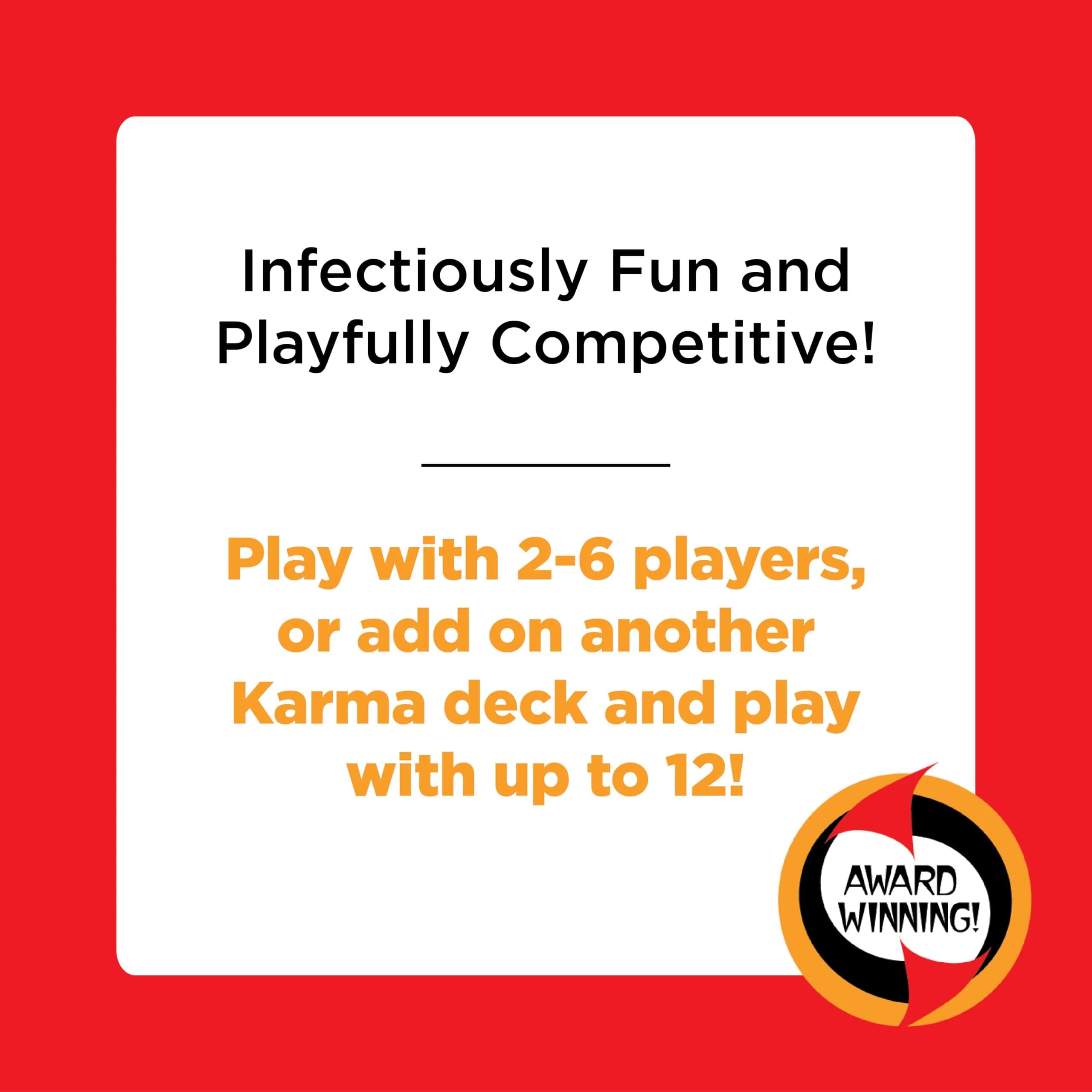 KARMA Playing Cards Game for Kids, Family Games Night, Travel Game | Award-Winning Strategy Game - view 6