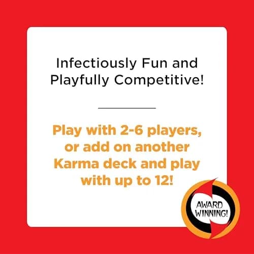 KARMA Playing Cards Game for Kids, Family Games Night, Travel Game | Award-Winning Strategy Game thumbnail 6