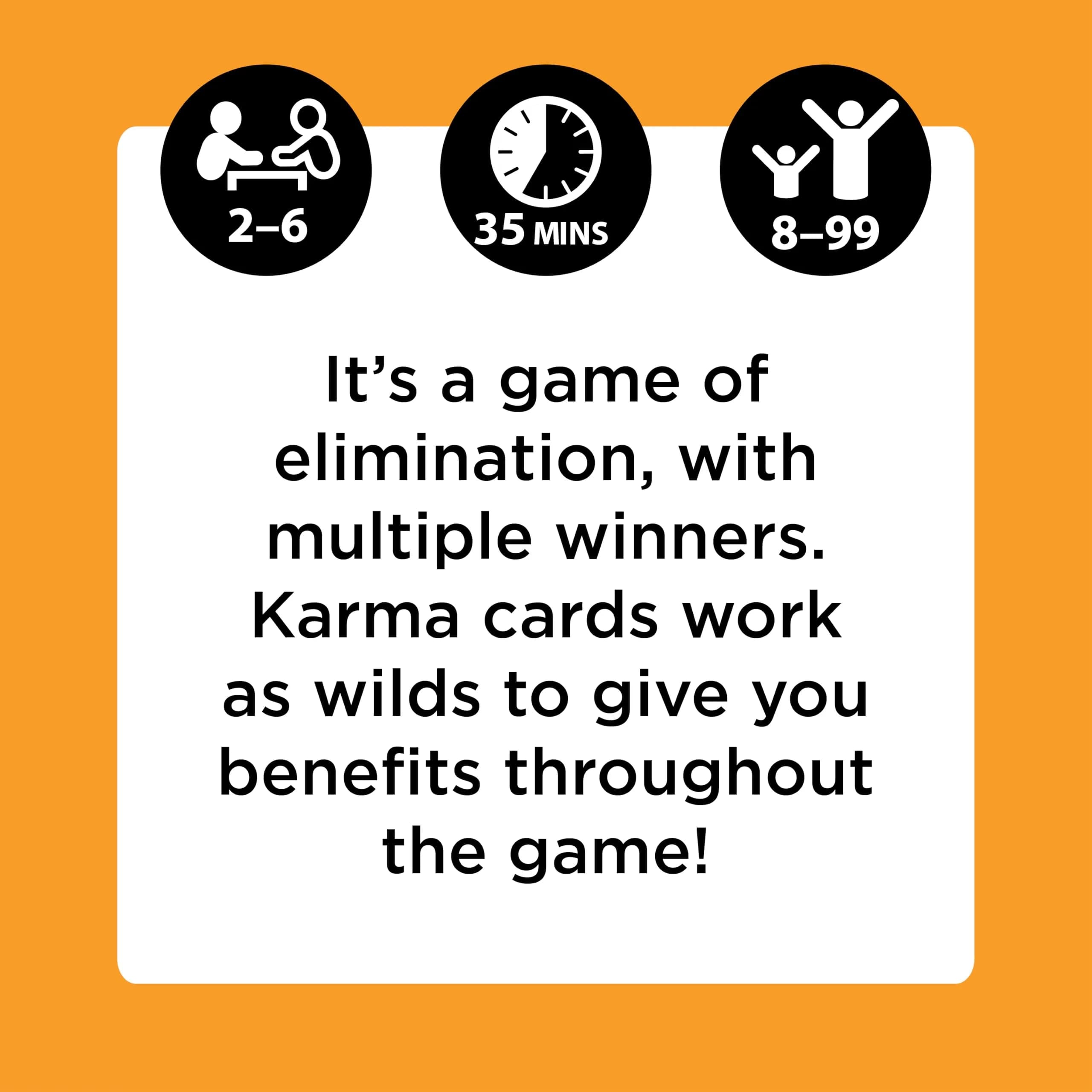 KARMA Playing Cards Game for Kids, Family Games Night, Travel Game | Award-Winning Strategy Game - view 3