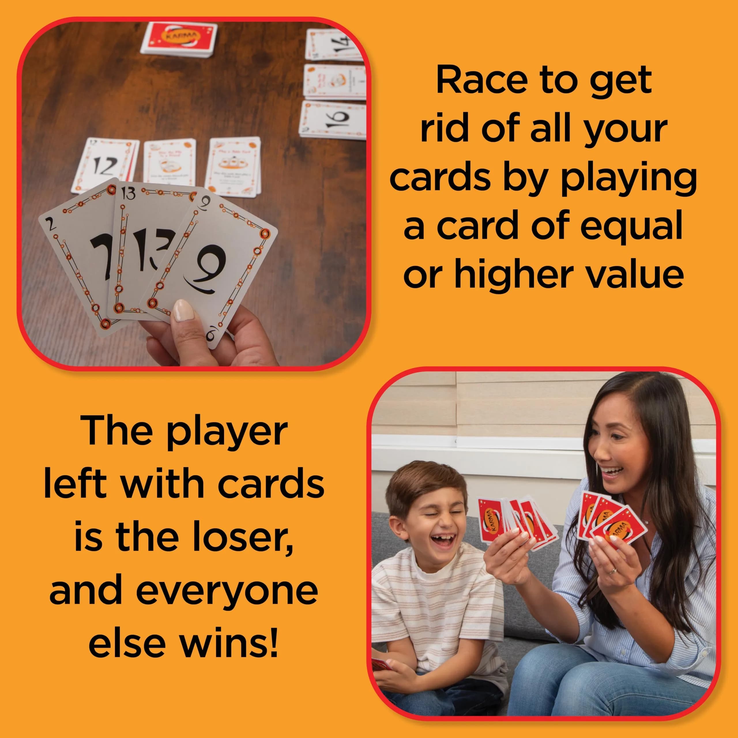 KARMA Playing Cards Game for Kids, Family Games Night, Travel Game | Award-Winning Strategy Game - view 4