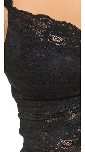 Cosabella Never Say Never Cropped Cami Black | Sheer Floral Lace, Adjustable Straps, Slim Fit (70-120 chars) thumbnail 5