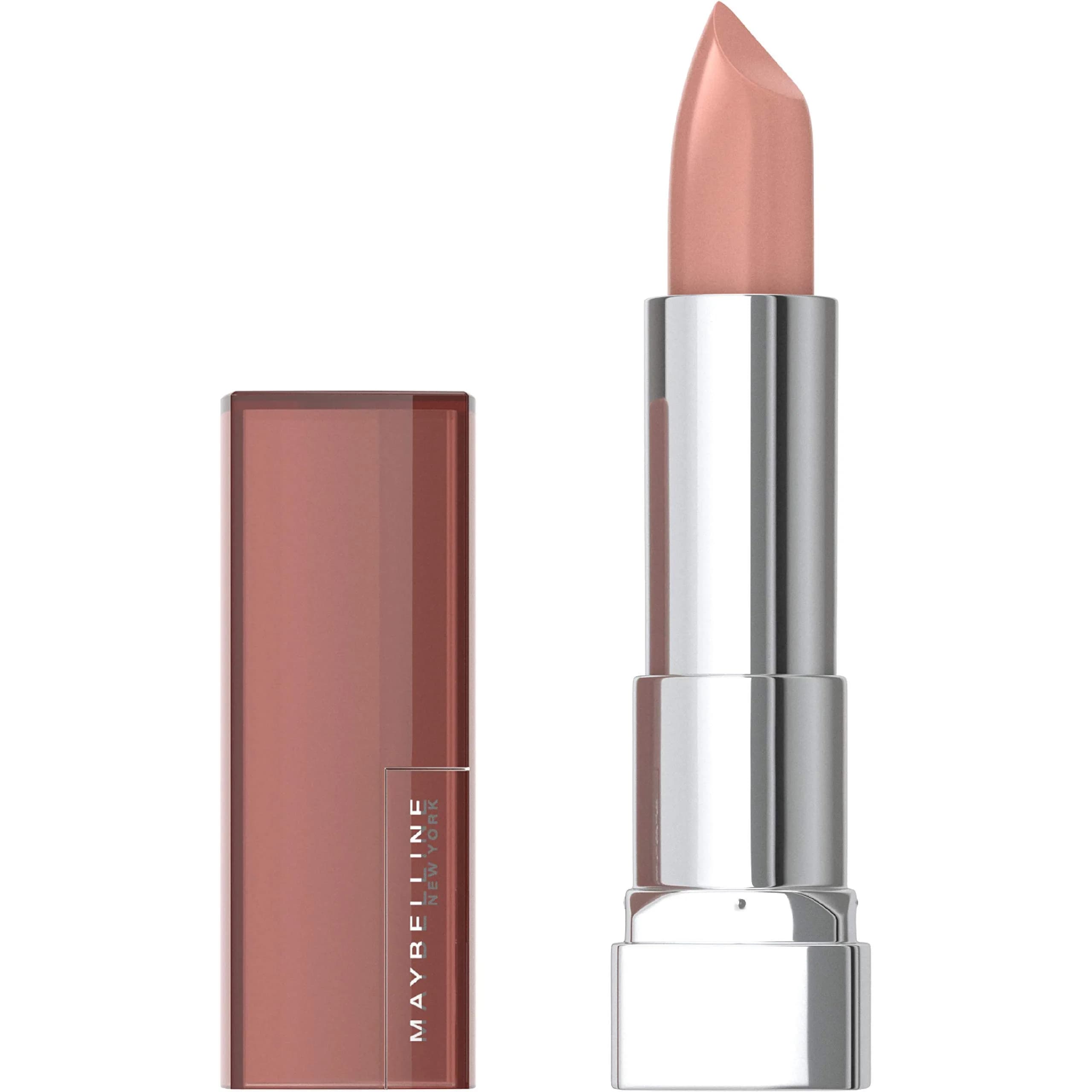 Maybelline Color Sensational Lipstick, Nude Lust, Cream Finish, 0.15 oz (4.25 g) | Hydrating Lipstick with Shea Butter - main product image