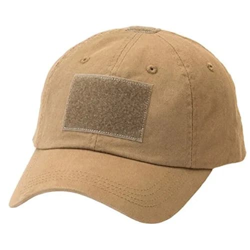Tac Shield Womens Contractor Cap Coyote, Multi | Military Style Adjustable Cotton Twill