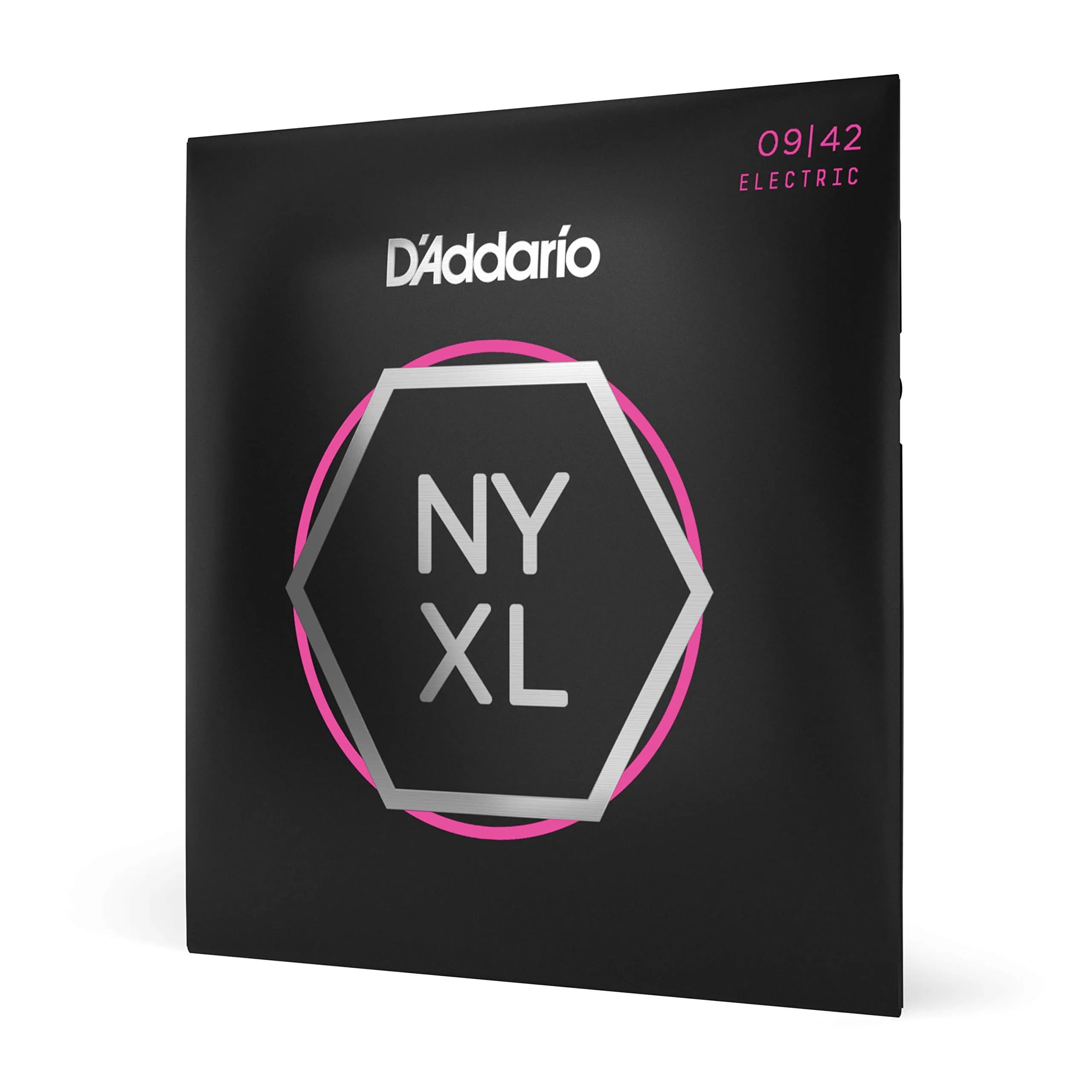 D'Addario NYXL0838 Electric Guitar Strings, Extra Super Light 08-38 | Unrivaled Strength & Tuning Stability — Super Light, 09-42