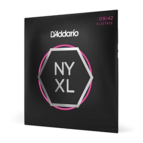 D'Addario NYXL0942 Electric Guitar Strings, Super Light 09-42 | Enhanced Tuning Stability & Strength thumbnail 1