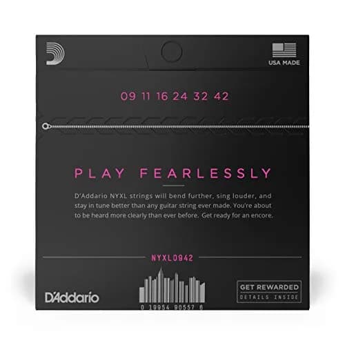 D'Addario NYXL0942 Electric Guitar Strings, Super Light 09-42 | Enhanced Tuning Stability & Strength thumbnail 2