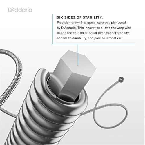 D'Addario NYXL1046 Electric Guitar Strings, Regular Light 10-46 Gauge | Unrivaled Strength & Tuning Stability thumbnail 7