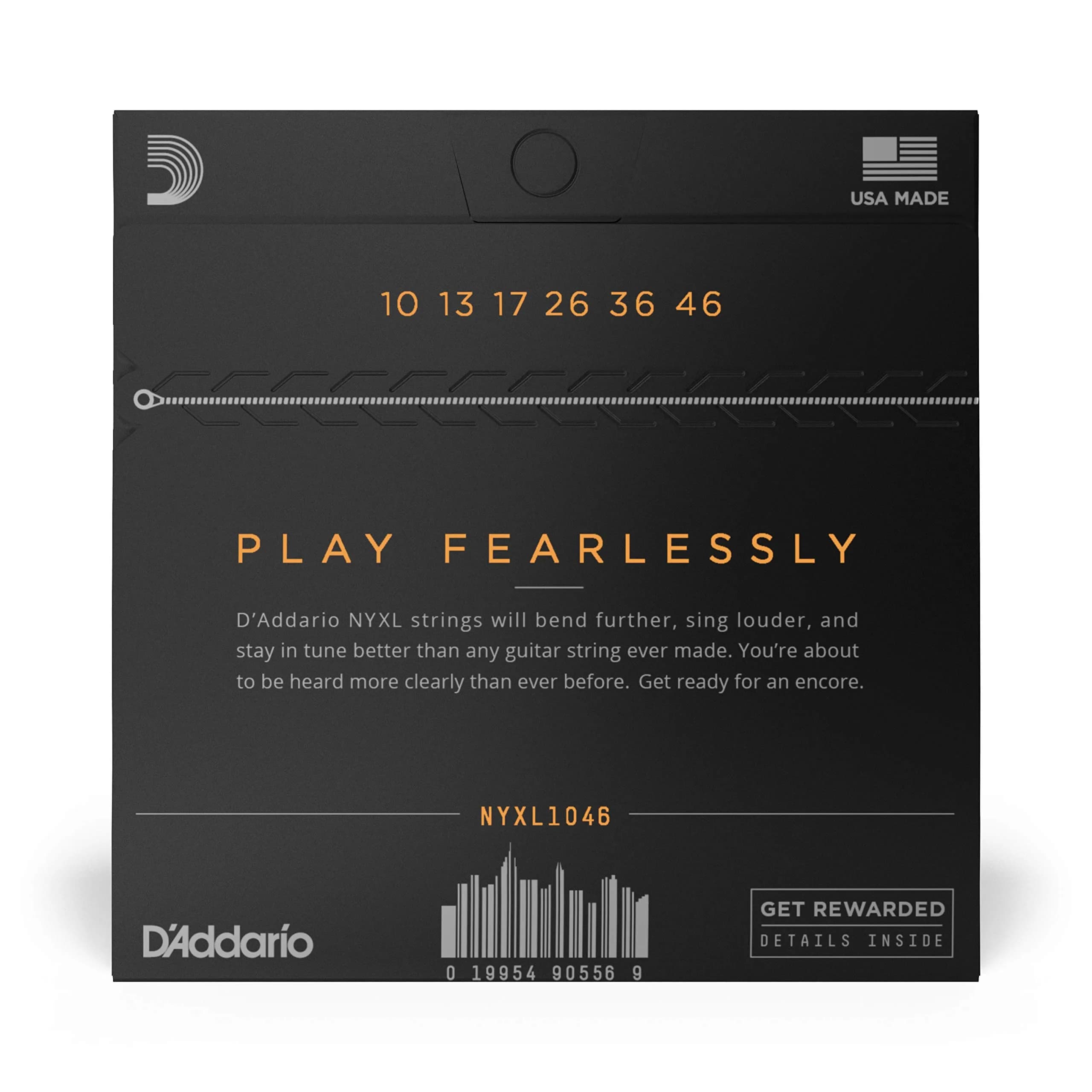 D'Addario NYXL1046 Electric Guitar Strings, Regular Light 10-46 Gauge | Unrivaled Strength & Tuning Stability - view 2