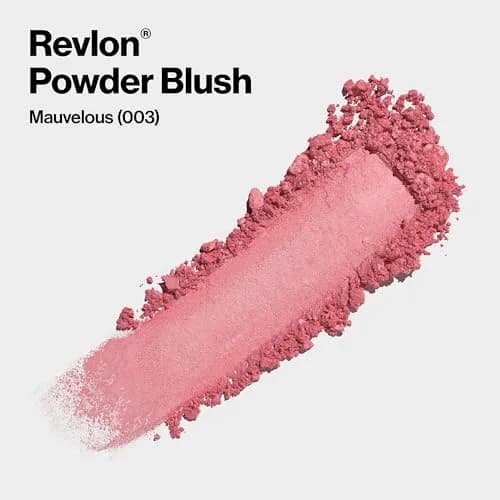 REVLON Powder Blush Face Makeup, Mauvelous (5g / 0.17 oz) | Buildable Color for Cheekbones thumbnail 2