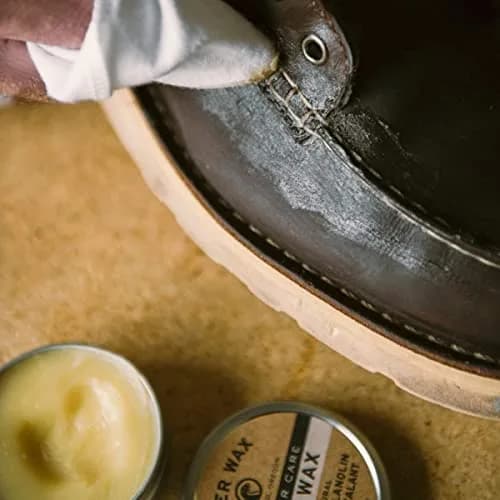 Otter Wax Boot Wax | 5 oz | Heavy-Duty Leather Waterproofing & Sealant for Leather Boots, Hats, Rain Gear thumbnail 3