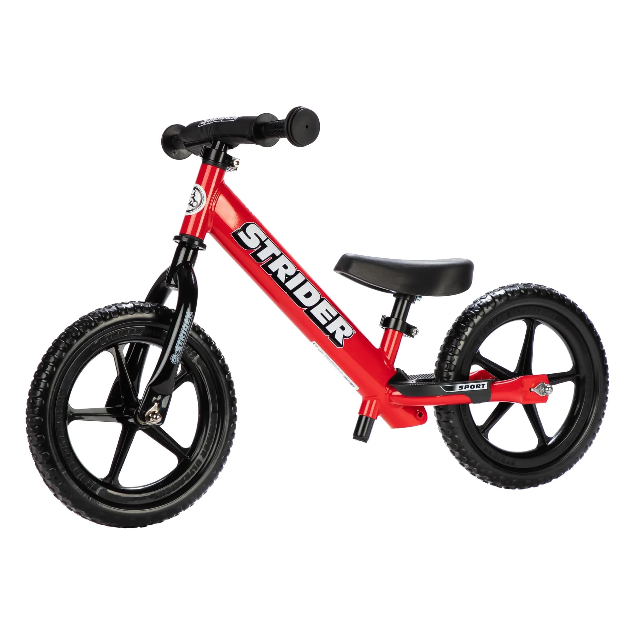 Strider 12 Sport No Pedal Balance Bike for Kids 12 in. Red | Helps Kids Learn Faster & Balance