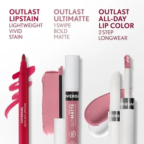 COVERGIRL Outlast Lipcolor Mauve Muse 585 0.06 Fl Oz (1.8 ml) | Long-Wearing Lip Color with Moisturizing Topcoat thumbnail 4