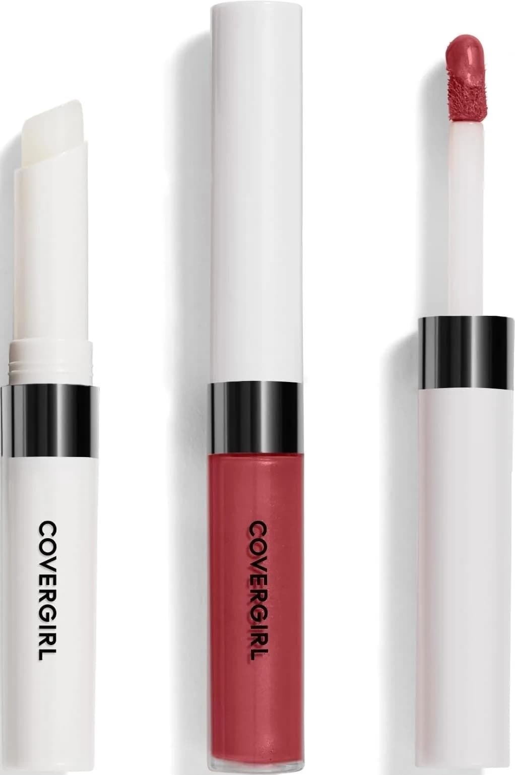COVERGIRL Outlast All-Day Lip Color With Topcoat, 542 Brazen Raisin | Transfer-Proof Matte Finish - main product image