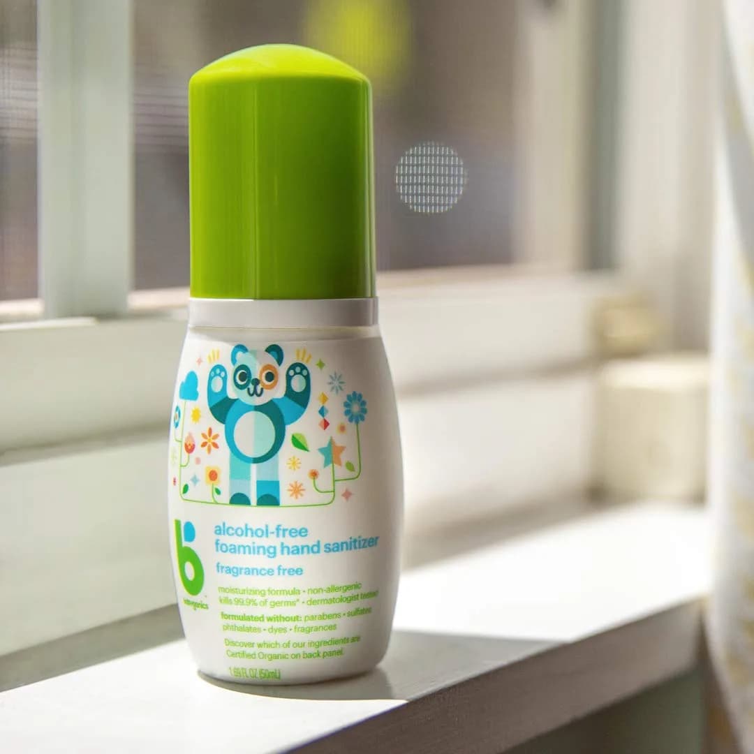 Babyganics Alcohol Free Foaming Hand Sanitizer 50ml (1.69 Fl Oz) | Pediatrician & Dermatologist Tested - view 6