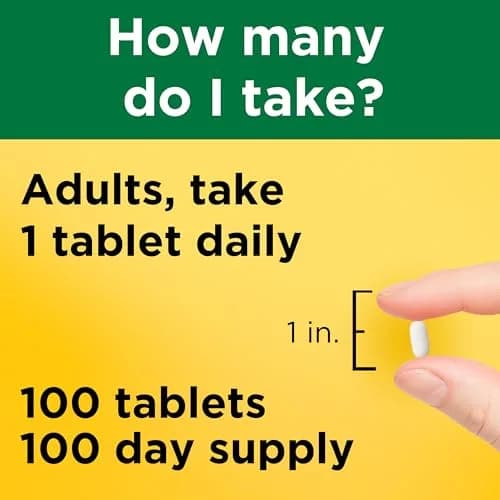 Nature Made Potassium Gluconate 550 mg Tablets | 90 mg Potassium per tablet | 100 Count thumbnail 4