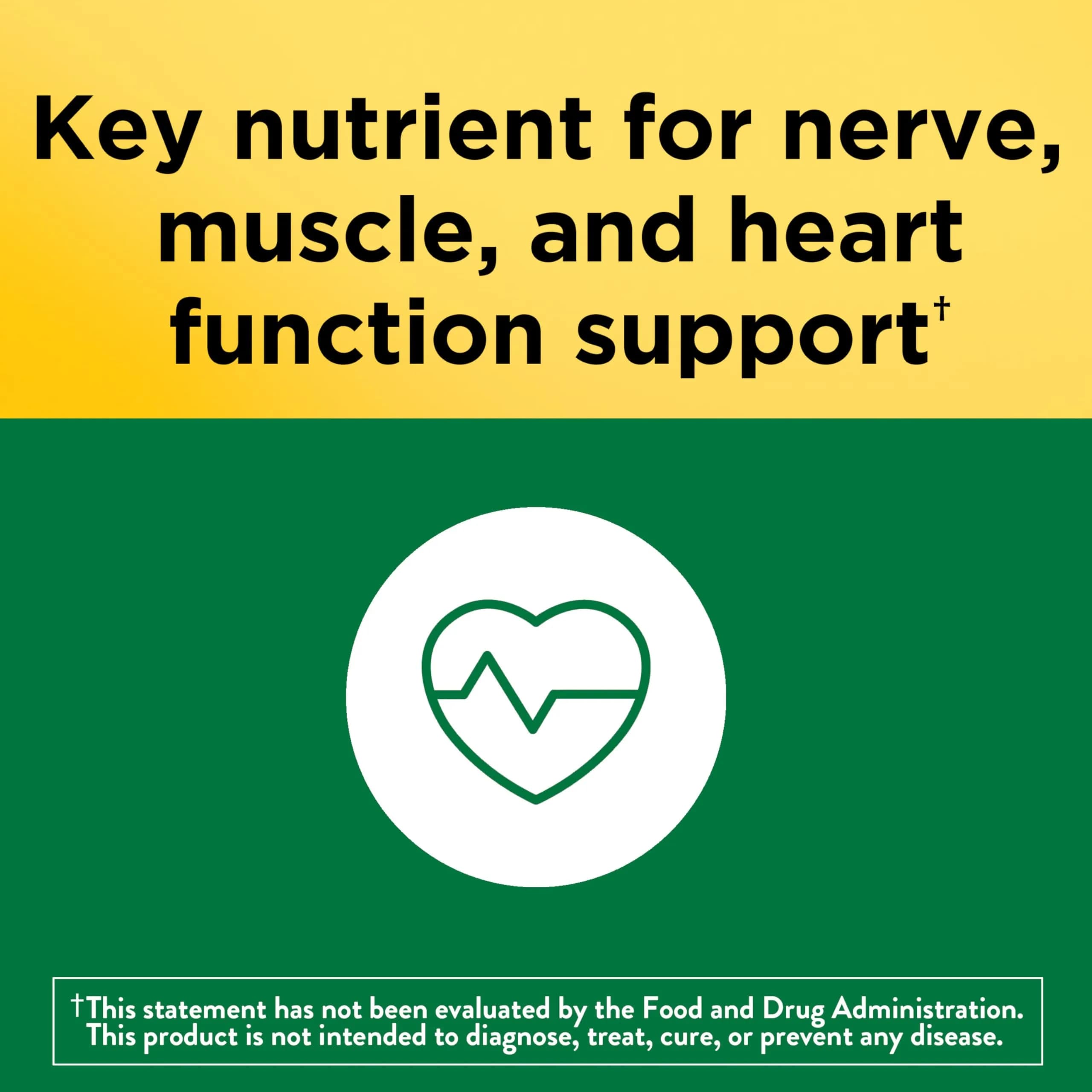 Nature Made Potassium Gluconate 550 mg Tablets | 90 mg Potassium per tablet | 100 Count - view 3