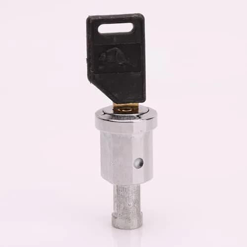 Bulk Vending Lock & Key for Beaver Gumball Vending Machine | Metal Round Lock, Silver, Canada | Replacement Part thumbnail 6