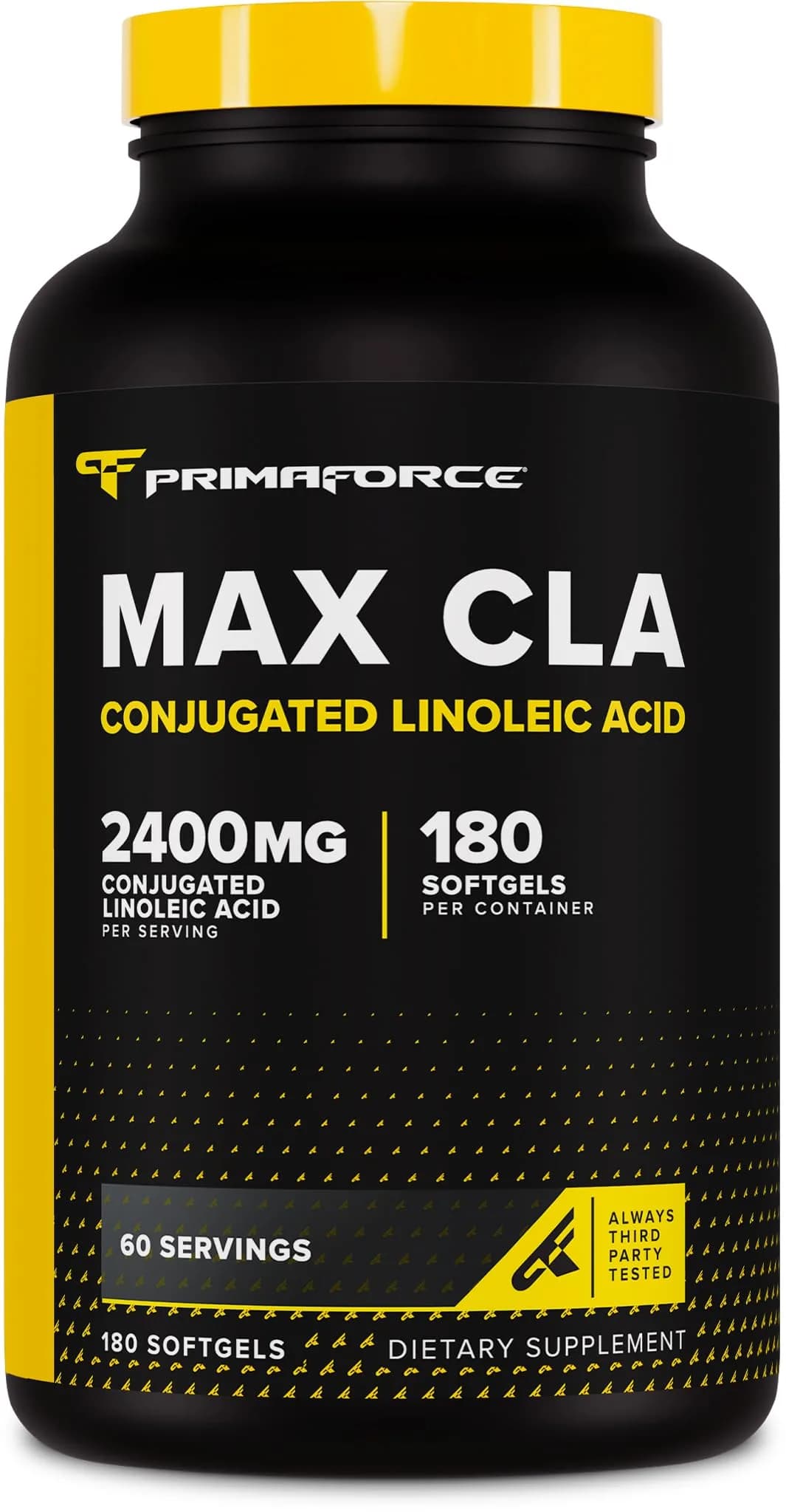 Primaforce CLA 2400mg 180 Softgels | Max CLA for Men & Women, Non-Stimulant