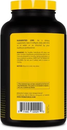 Primaforce CLA 2400mg 180 Softgels | Max CLA for Men & Women, Non-Stimulant thumbnail 3