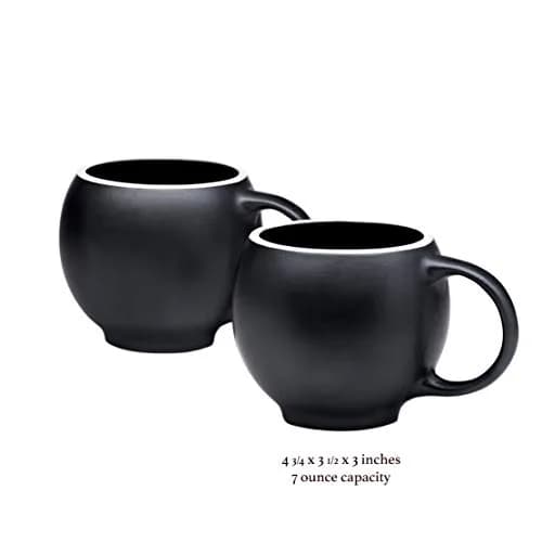 Maia Ming Designs 2 EVA Tea Cups 7oz | Elegant Ceramic Drinkware for Home & Gift thumbnail 5