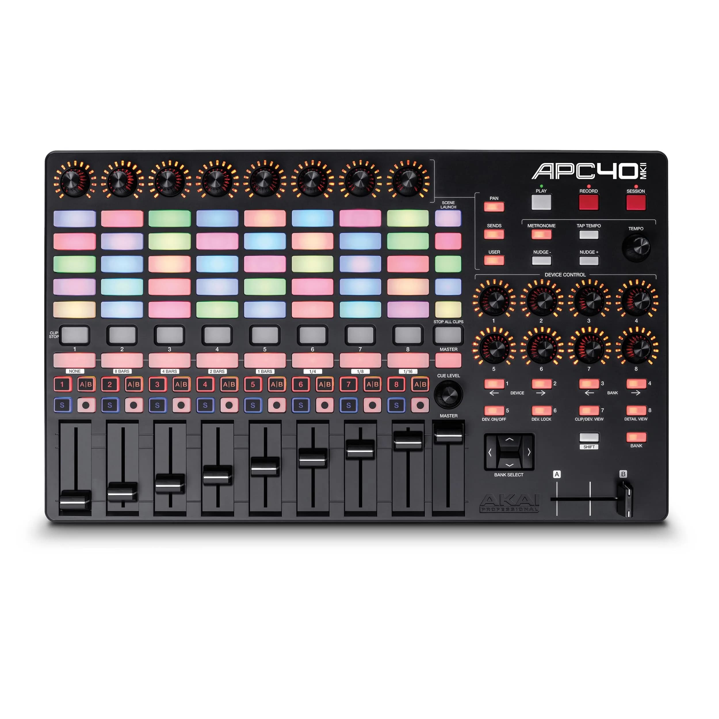 Akai Professional APC Key 25 MK2 - Black 25-Key USB MIDI Controller with Velocity-Sensitive Keys & RGB Pads - main product image