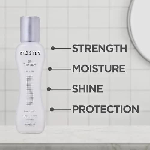 BioSilk Silk Therapy Original Leave-In Hair Treatment 67ml (2.26 Fl Oz) | Repairs, Smooths & Protects All Hair Types thumbnail 3