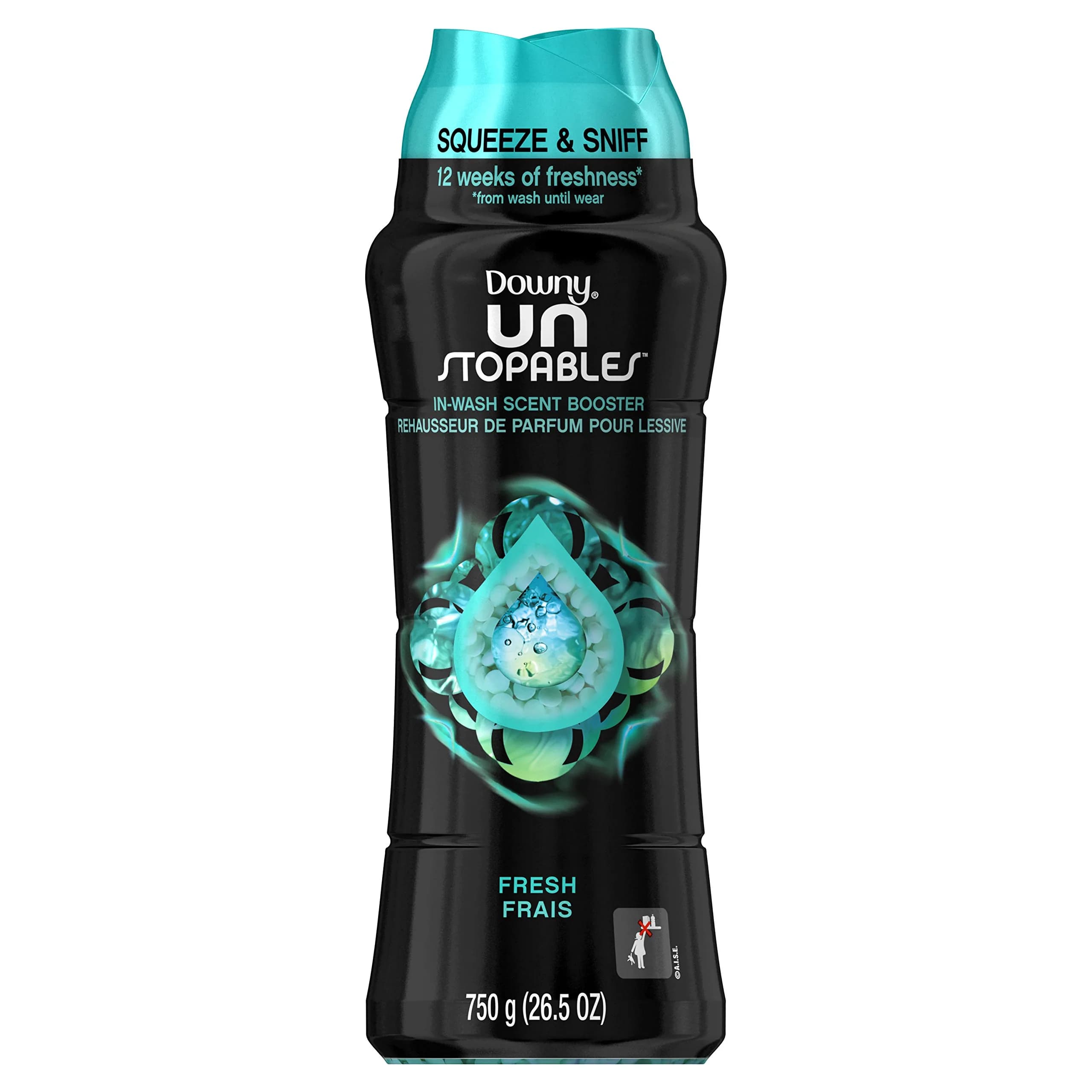 Downy Unstopables Fresh In-Wash Scent Booster Beads 751g (26.5 oz) | Long-Lasting Laundry Freshness - main product image