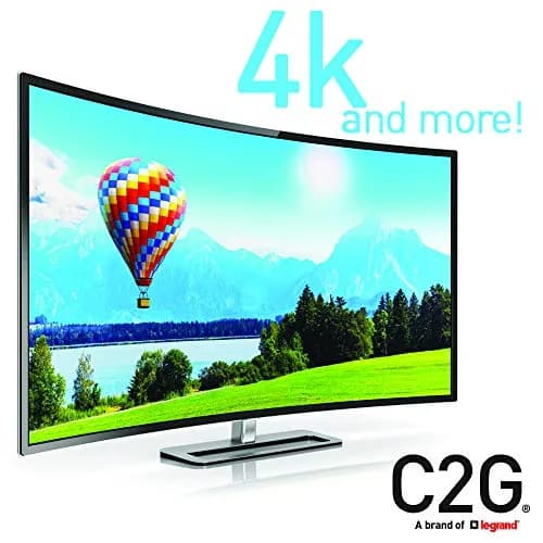 C2G High Speed HDMI Cable with Ethernet 6ft (1.83m) | Supports 4K@60Hz, HDR, 18Gbps thumbnail 6