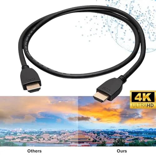 C2G Legrand High-Speed HDMI Cable with Ethernet, Black 0.91 m (3 Foot) | Supports 1080p and 4K Video thumbnail 5