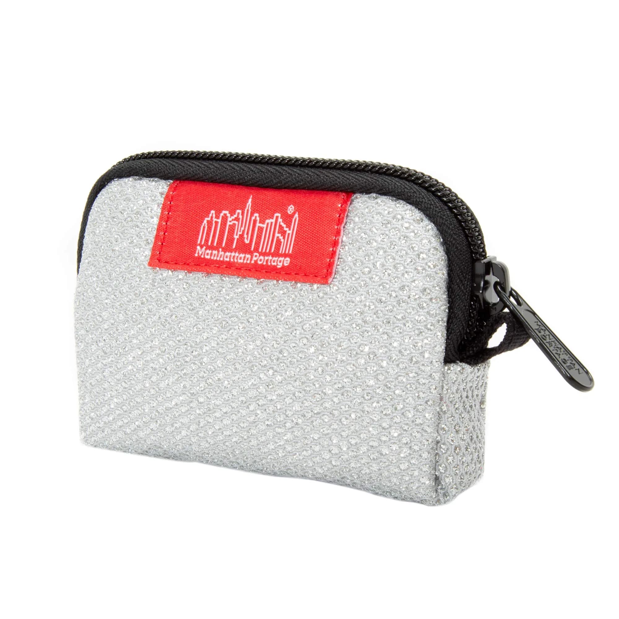 Manhattan Portage Coin Purse Midnight Water Resistant Heavy Duty | Secure Zipper Closure for Men & Women — Grey